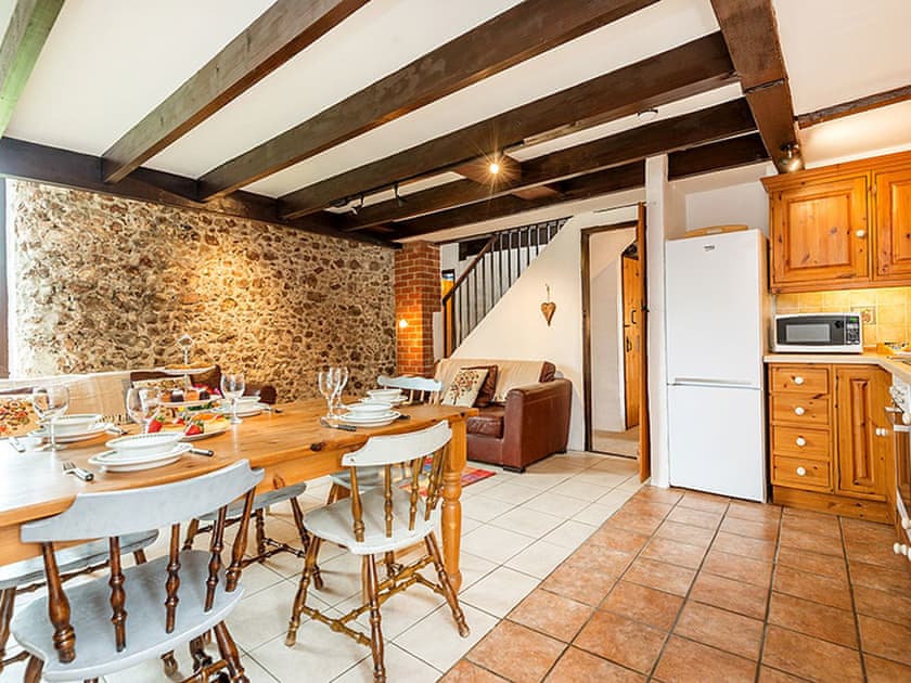 Open plan living space | The Hayloft - Berehayes Holiday Cottages, Whitchurch Canonicorum