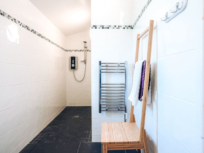 Shower room | Greenkeepers Cottage - Celtic Haven Resort, Lydstep, near Tenby