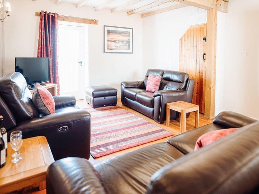 Living room | Atrato’s Stable - Celtic Haven Resort, Lydstep, near Tenby