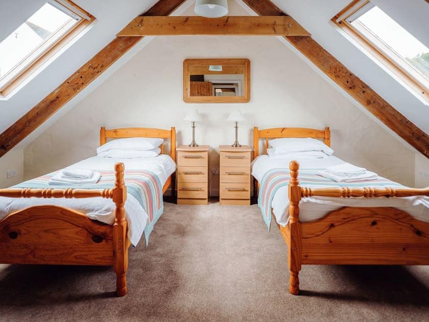 Twin bedroom | St David’s Lodge - Celtic Haven Resort, Lydstep, near Tenby