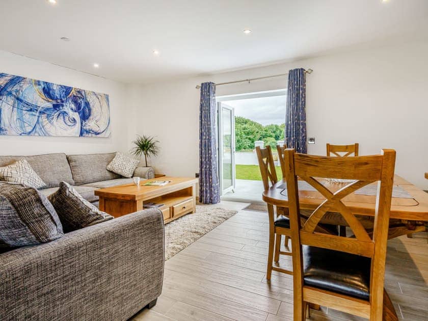 Open plan living space | Willow Tree Cottage - Coastal View Cottages, Ludchurch, near Narberth