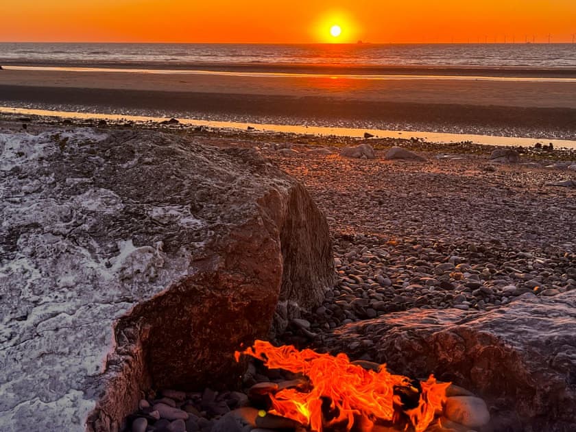 Pensarn beach. A short stroll from the property | Tegfan, Rhyl and Prestatyn