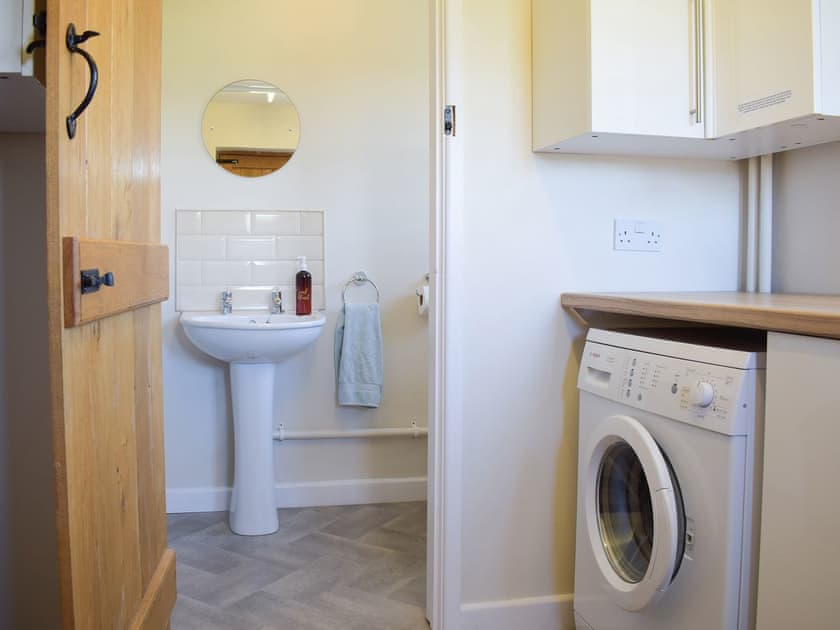 Utility room and adjacent wc | Carmarthen Cottages- Barn Cottage - Carmarthen Cottages, Cwmdu, Near Llandeilo