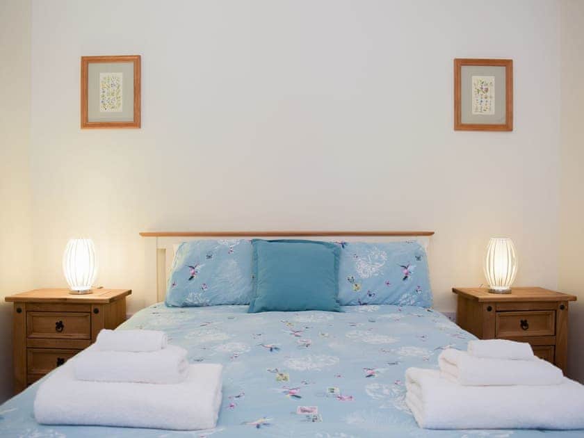 Welcoming bedroom with kingsize bed | Dairy Cottage - Carmarthen Cottages, Cwmdu, Near Llandeilo
