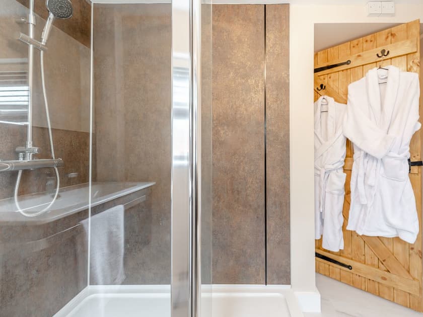 Shower room | Llanfair Hill Cottage, Gorsgoch
