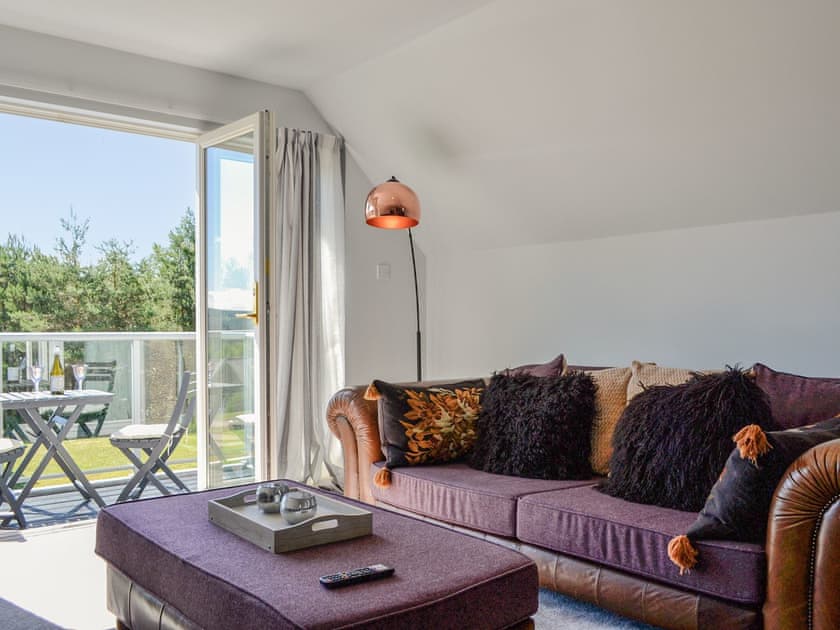 Living area | Queen’s View Lodge, Banchory