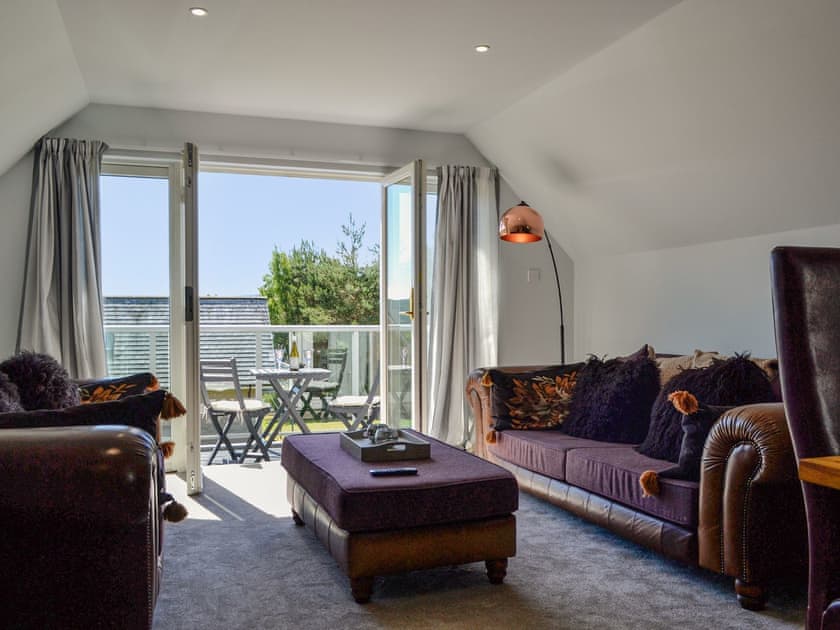 Living area | Queen’s View Lodge, Banchory