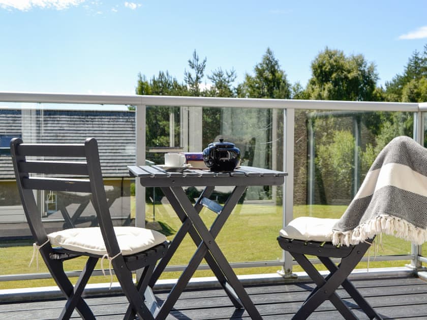 Balcony | Queen’s View Lodge, Banchory