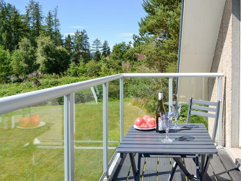 Balcony | Queen’s View Lodge, Banchory