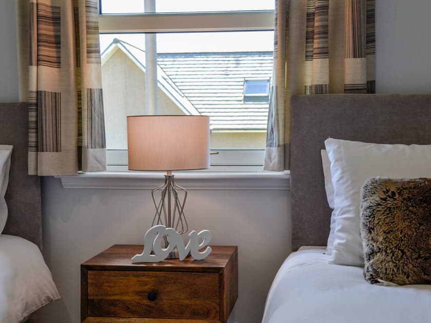 Twin bedroom | Queen’s View Lodge, Banchory