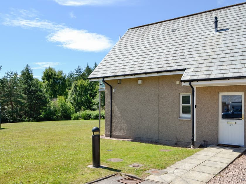 Outdoor area | Queen’s View Lodge, Banchory