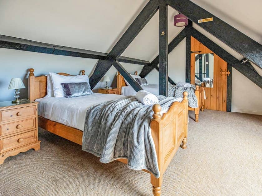 Twin bedroom | Duchy - Treworgie Barton Cottages, Crackington Haven