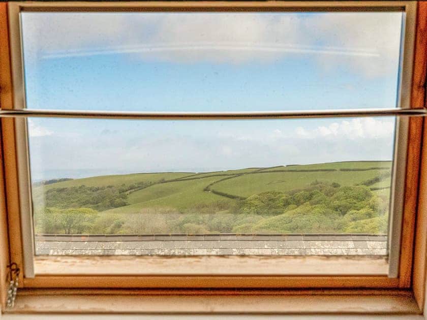View | Duchy - Treworgie Barton Cottages, Crackington Haven