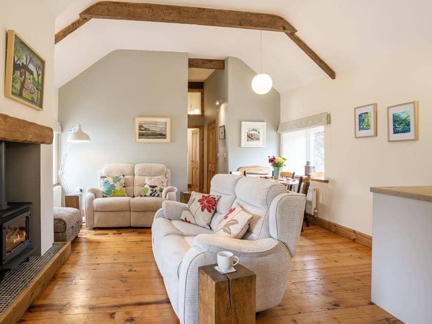 Open plan living space | The Milking Parlour, Saron, near Llandysul