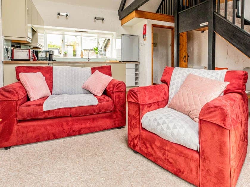 Open plan living space | Trespaddick - Treworgie Barton Cottages, Crackington Haven