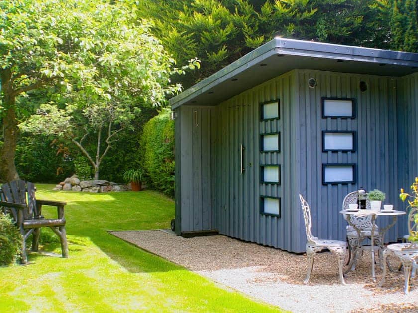 Delightful private garden and secure cycle storage  | Apple Tree Cottage, Bassenthwaite, near Keswick