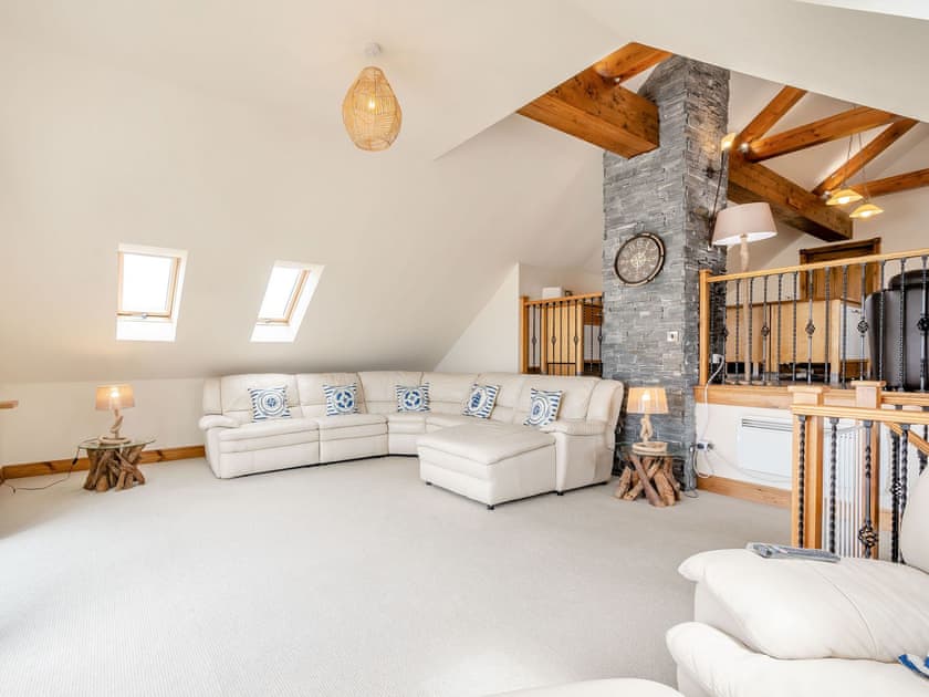 Living area | Seaviews and Hot Tub at Admirals Anchor, Portpatrick