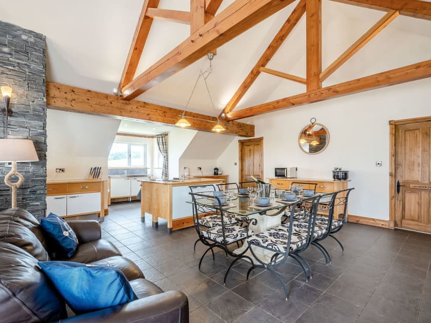 Open plan living space | Seaviews and Hot Tub at Admirals Anchor, Portpatrick