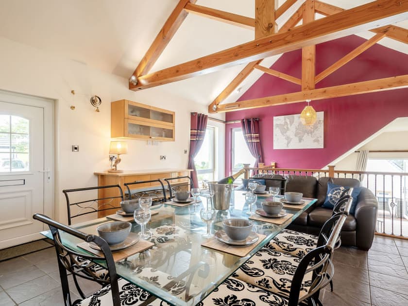 Dining Area | Seaviews and Hot Tub at Admirals Anchor, Portpatrick