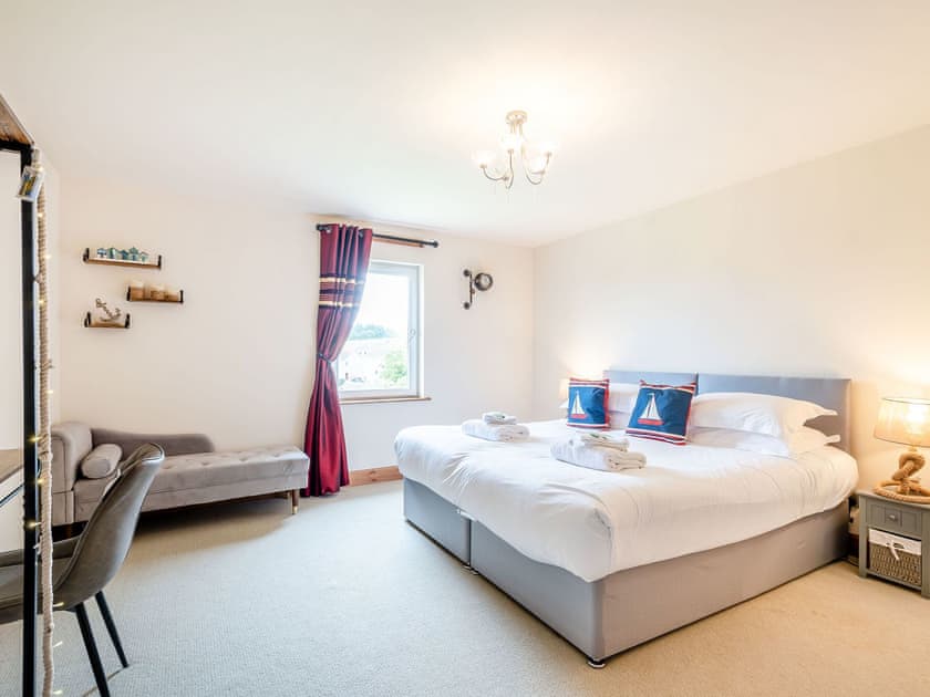 Double bedroom | Seaviews and Hot Tub at Admirals Anchor, Portpatrick