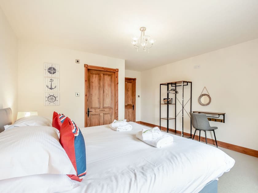 Double bedroom | Seaviews and Hot Tub at Admirals Anchor, Portpatrick