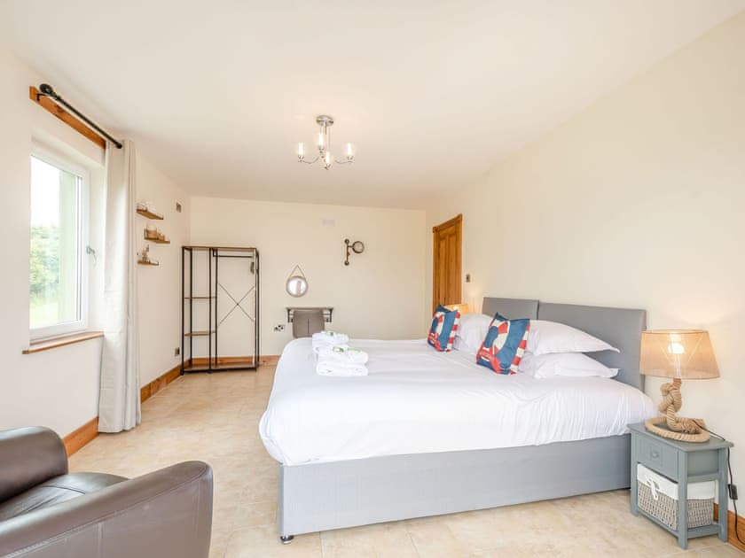 Double bedroom | Seaviews and Hot Tub at Admirals Anchor, Portpatrick