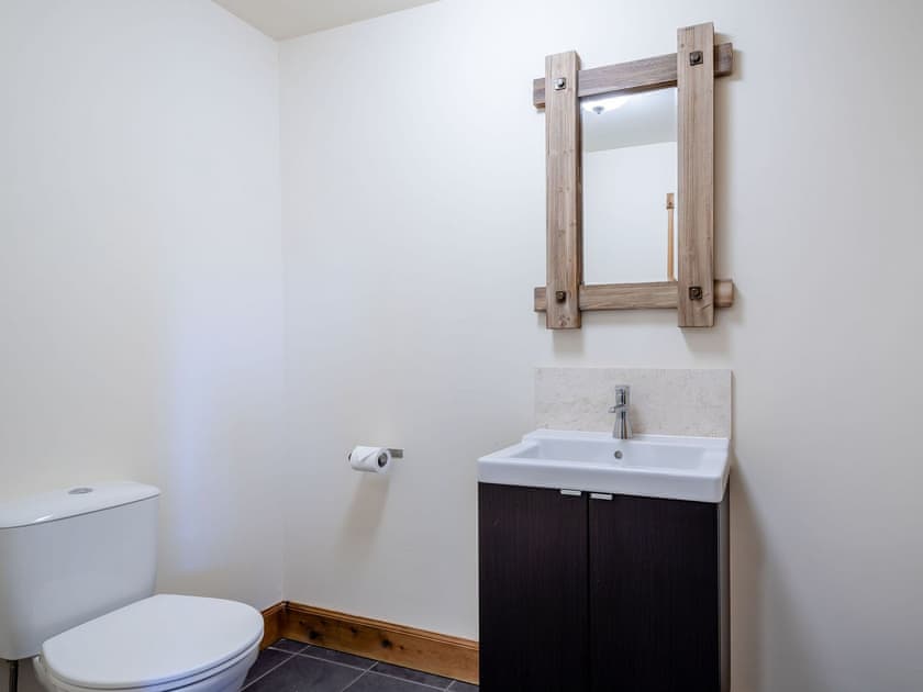 Bathroom | Seaviews and Hot Tub at Admirals Anchor, Portpatrick