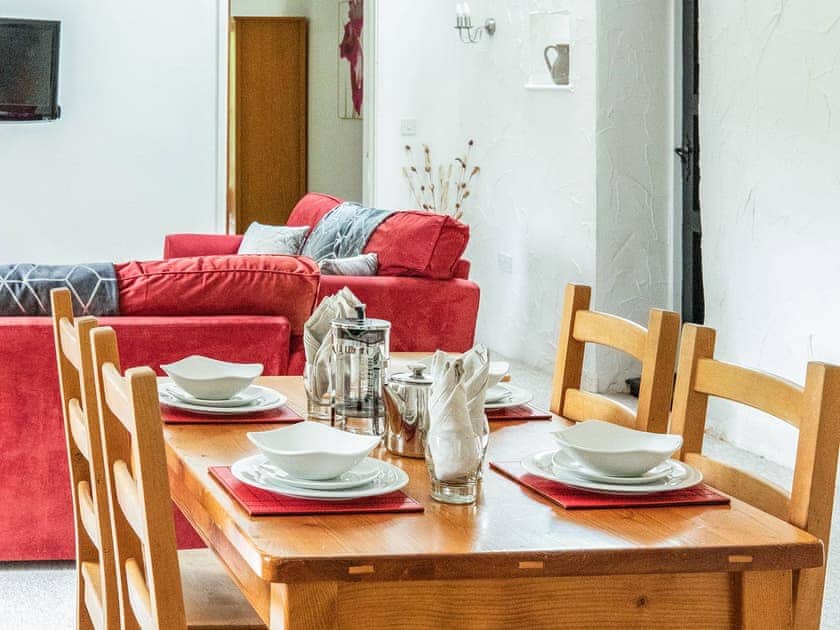 Dining Area | Warner - Treworgie Barton Cottages, Crackington Haven
