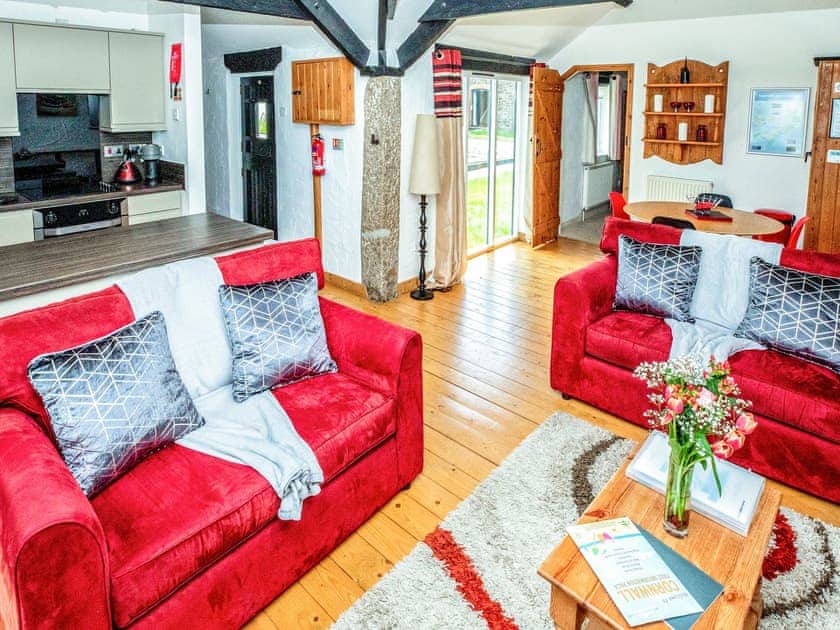 Open plan living space | Braddon - Treworgie Barton Cottages, Crackington Haven
