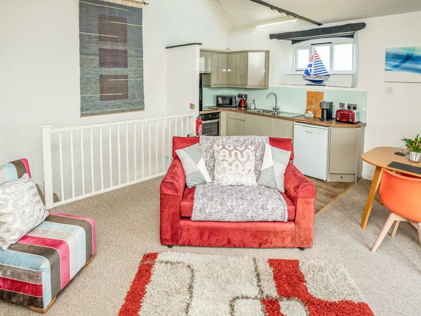 Open plan living space | Butterwell - Treworgie Barton Cottages, Crackington Haven
