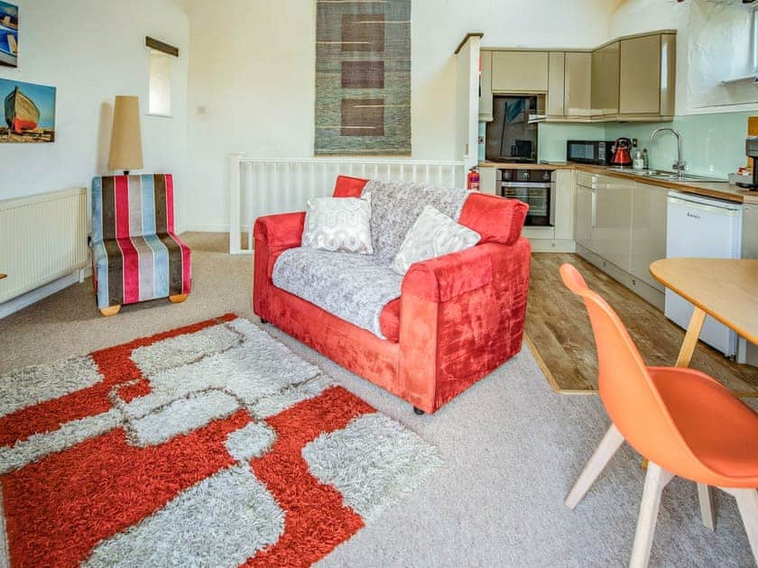 Open plan living space | Butterwell - Treworgie Barton Cottages, Crackington Haven