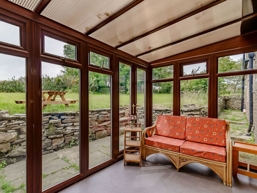 Conservatory | Middle Bank Top Farm - Middle Bank Top Farm Cottages, Lumb