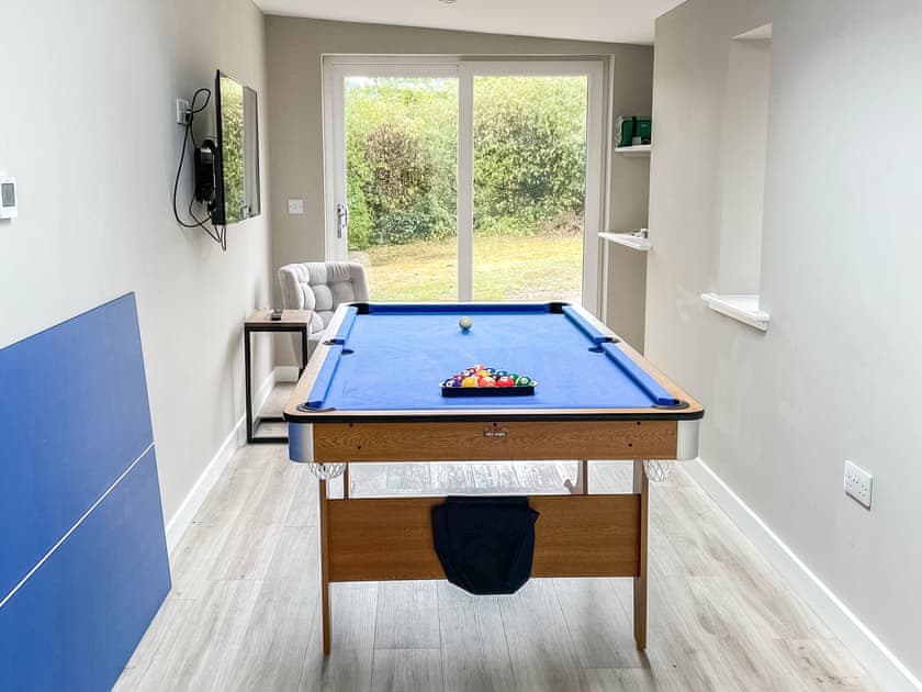 Games room | Gowanhill, Whiting Bay