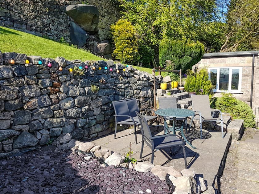 Sitting-out-area | Rock Cottage, Birchover, near Matlock