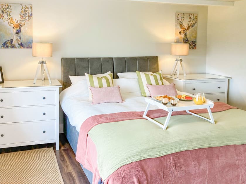 Double bedroom | South Riccalton Farm Cottage, Jedburgh