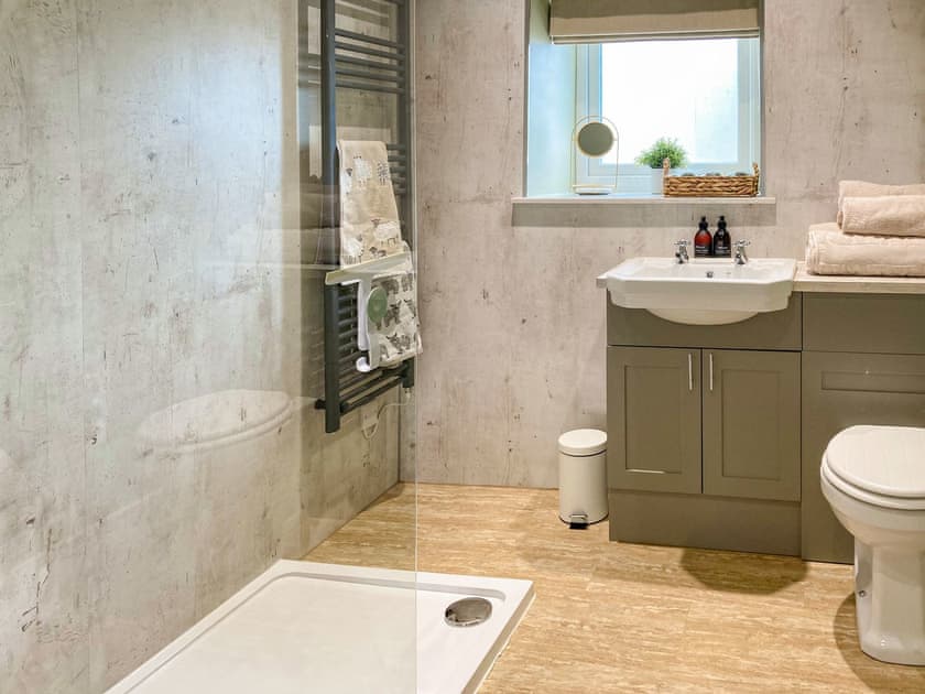 Shower room | South Riccalton Farm Cottage, Jedburgh