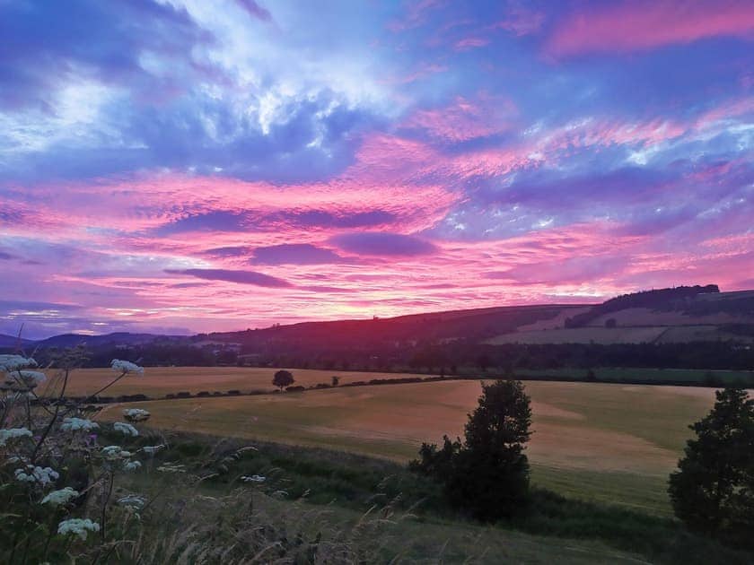 Sunset Gattonside village | Stable Lodge, Gattonside near Melrose
