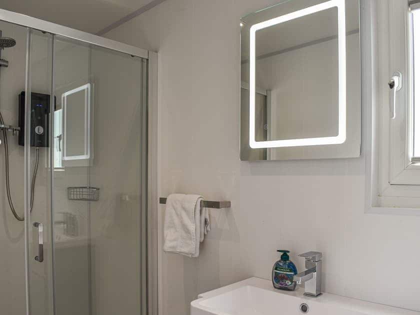 Shower room | Swn Y Mor - Anglesey Vacations, Penrhos Feilw, near Trearddur Bay