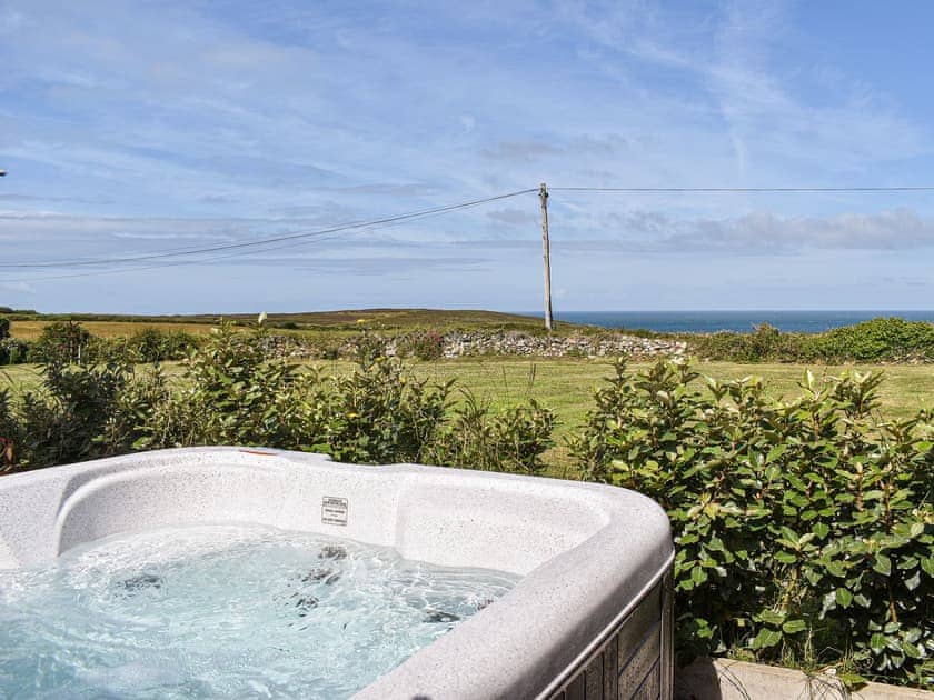 Hot tub | Swn Y Mor - Anglesey Vacations, Penrhos Feilw, near Trearddur Bay