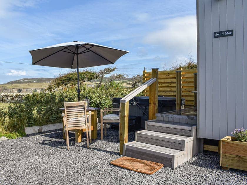 Outdoor area | Swn Y Mor - Anglesey Vacations, Penrhos Feilw, near Trearddur Bay