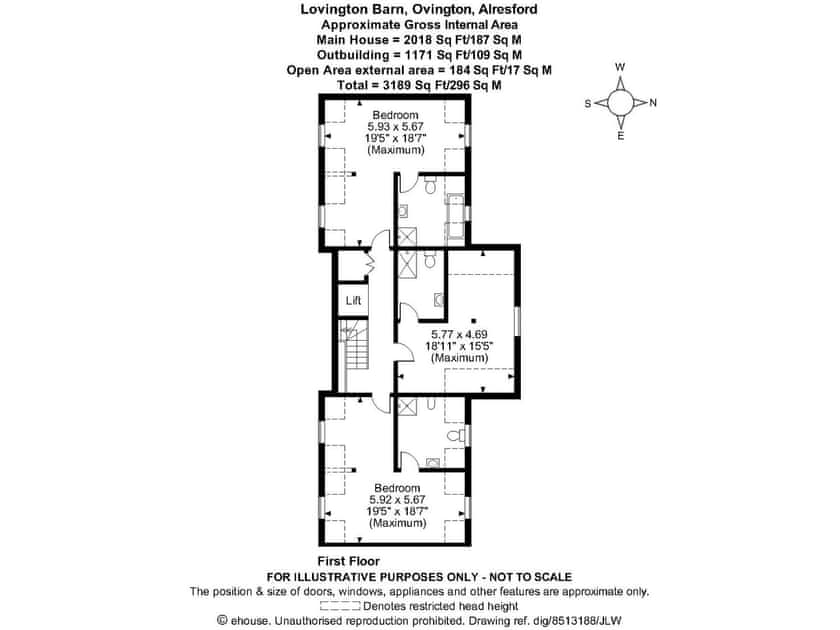 Floor plan | Lovington Barn, Alresford