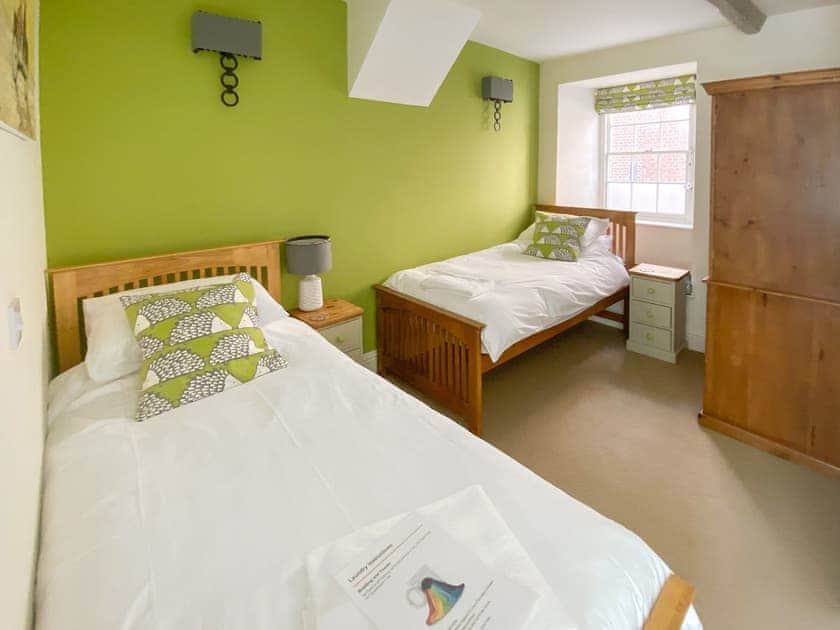 Twin bedroom | The Chatham -  The Great House, Lyme Regis