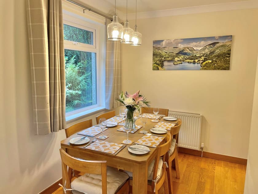 Attractive dining area | Sheilings, Loughrigg, near Ambleside