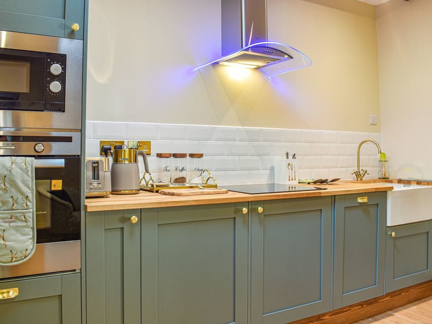 Kitchen area | Dragonfly Cottage - Ballavolley Cottages, Ballaugh