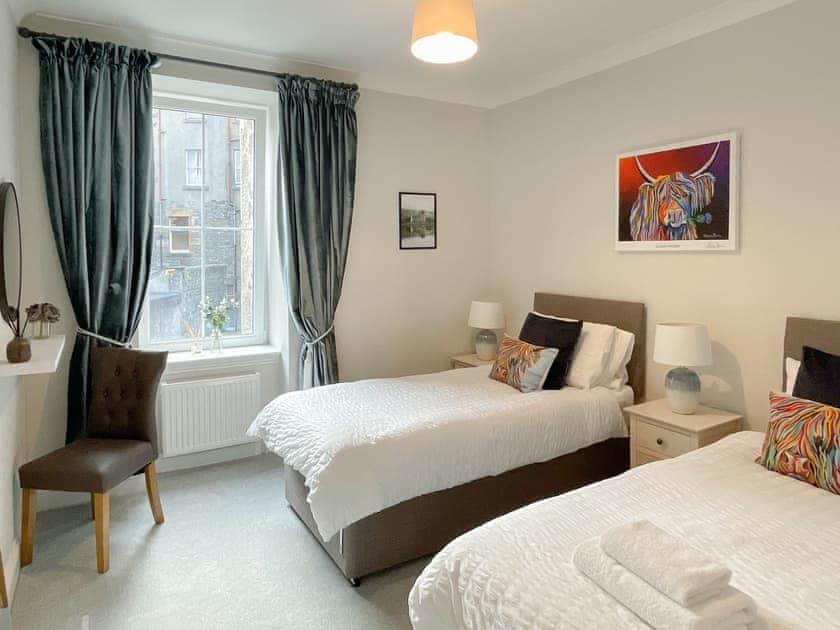 Twin bedroom | Airds Apartment, Oban