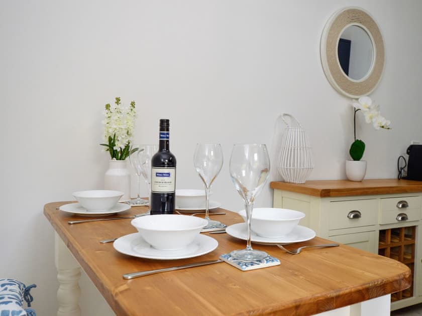 Dining Area | Findhorn Upper Apartment, Kames