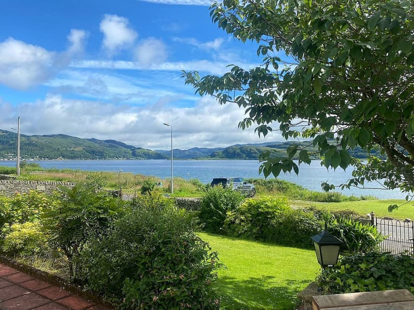 View from the garden | Findhorn Upper Apartment, Kames