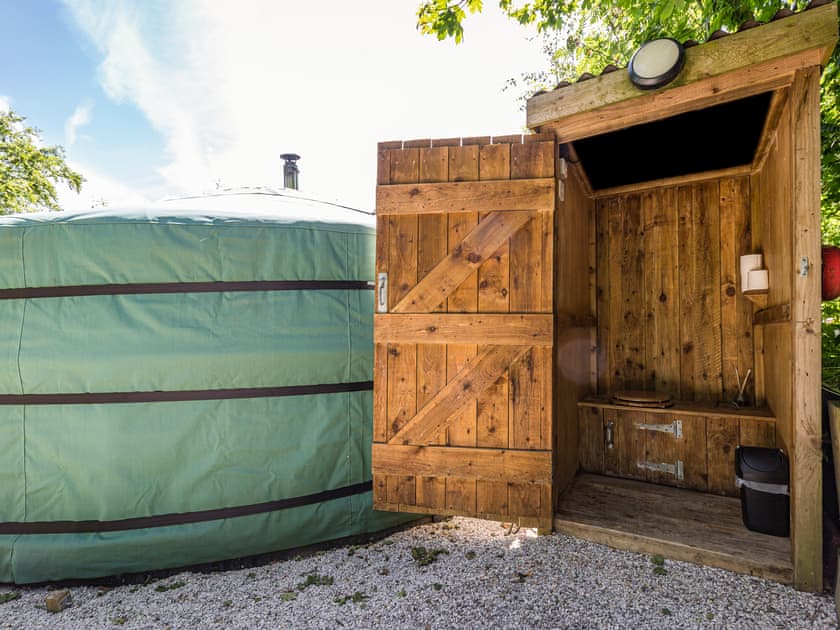 Outdoor area | Gaia’s Hideaway, Hulme End, near Ashbourne