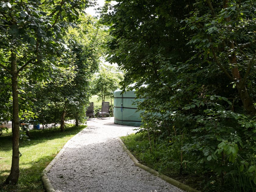 Outdoor area | Gaia’s Hideaway, Hulme End, near Ashbourne