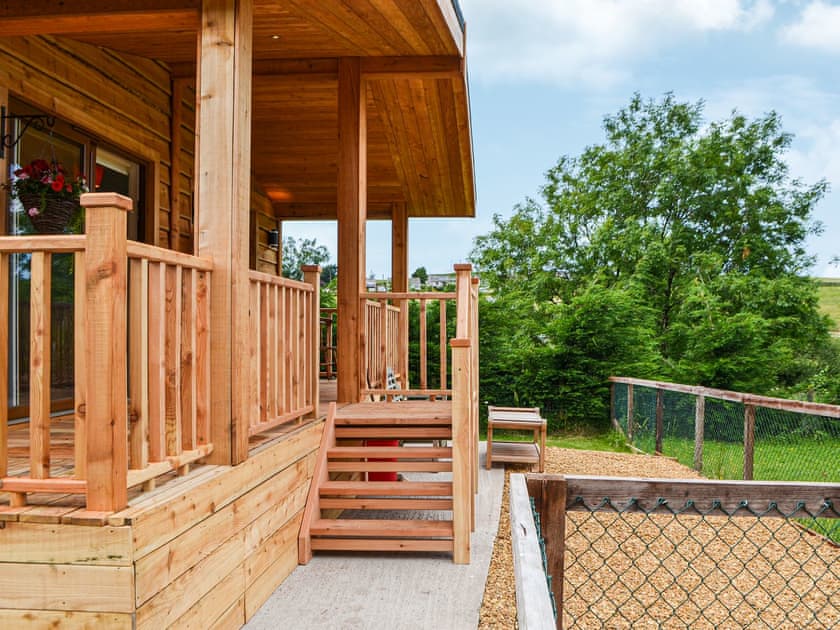 Balcony | The Alpaca Lodge, Rowrah, near Cockermouth